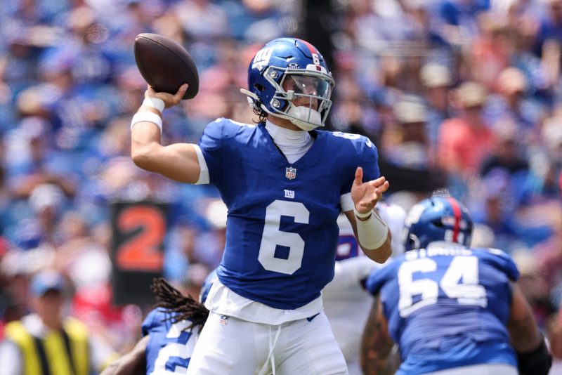 Grading Giants QB Jaxson Dart in pro debut