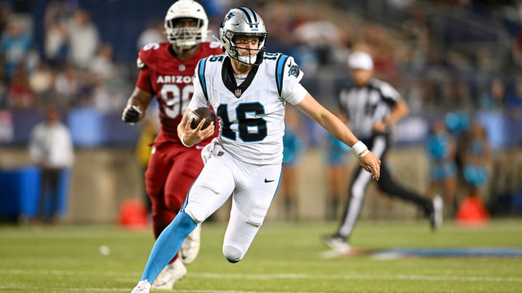 Panthers QB Haynes King: Dream come true to showcase my talent in front of Hall of Famers