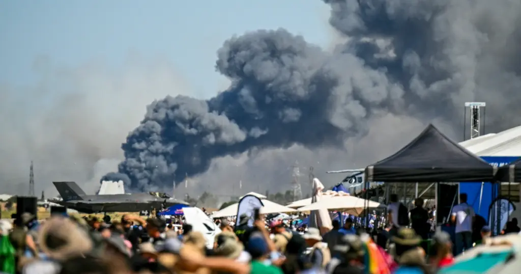 Greek air force jet crashes at an annual aerial show, killing 2 pilots